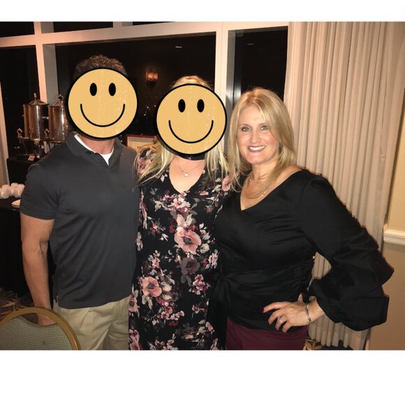 WHBM Ruffle Sleeve Black Blouse - Picture 13 of 16